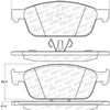 StopTech Street Brake Pads - Front/Rear