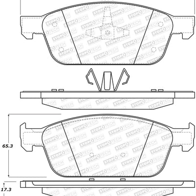 StopTech Street Brake Pads - Front/Rear