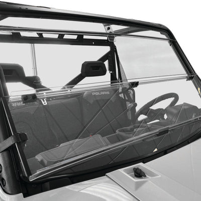 QuadBoss 15-19 Polaris Ranger 1000 Diesel Windbreak Folding Windshield