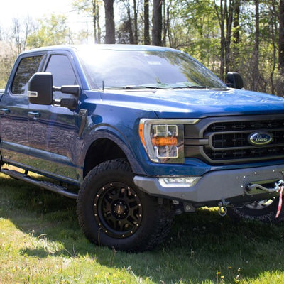 Fishbone Offroad 2021+ F150 Pelican Winch Plate Only (Fits FB22366) - Black Texture