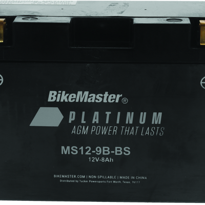 BikeMaster AGM Battery - MS12-9B-BS