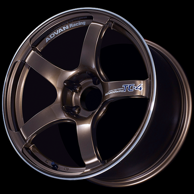 Advan TC4 16x8.0 / +38 Offset / 4x100 / 73mm Bore / Umber Bronze Metallic and Ring