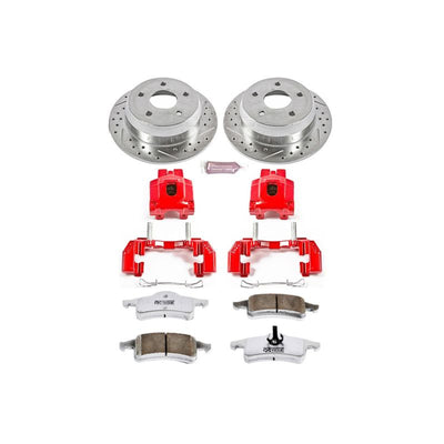 Power Stop 99-04 Jeep Grand Cherokee Rear Z26 Street Warrior Brake Kit w/Calipers