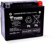 Yuasa YTX20HL-PW Maintenance Free AGM 12-Volt Battery