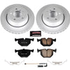 Power Stop 04-10 BMW X3 Rear Z23 Evolution Sport Coated Brake Kit