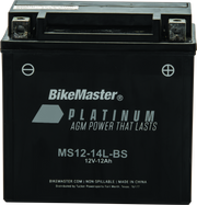 BikeMaster AGM Battery - MS12-14L-BS