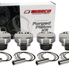 Wiseco Mitsu Evo 4-9 HD2 Asymmetric Skirt Gas Ported Bore 87.00mm - Size +.080 - CR 10.5 Piston Set