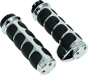 Kuryakyn ISO Grips With Throttle Boss Dual Cable Chrome