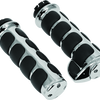 Kuryakyn Premium ISO Grips With Throttle Boss Dual Cable Chrome