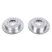 Power Stop 10-19 Lexus GX460 Rear Evolution Drilled & Slotted Rotors - Pair