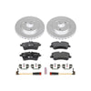 Power Stop 02-05 Mercedes-Benz C230 Front Euro-Stop Brake Kit