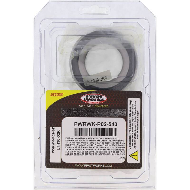 Pivot Works 2015 Polaris Hawkeye 325 2x4 - Rear Wheel Bearing Kit