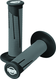 ProTaper Full Diamond Clamp-On Grips - Black/Dark Gray