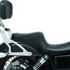 Kuryakyn Fixed Mounts Multi-Purpose Driver & Passenger Backrest 06-17 Dyna Models Chrome