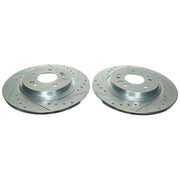 Power Stop 2021 Kia Sorento Rear Drilled & Slotted Rotor (Pair)