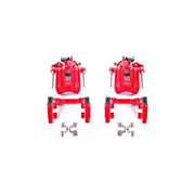 Power Stop 00-06 Audi TT Quattro (w/Non Vented Rotors Only) Rear Red Calipers w/Brackets - Pair