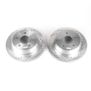 Power Stop 98-05 Chevrolet Blazer Rear Evolution Drilled & Slotted Rotors - Pair