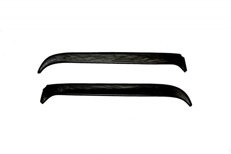 AVS 80-96 Ford Bronco Ventshade Extra Wide 2pc - Stainless
