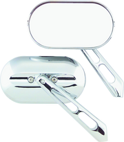 Kuryakyn Magnum Mirrors Small Flat Glass Chrome