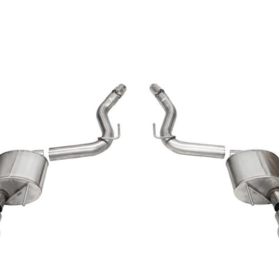 Corsa 2024+ Ford Mustang GT Sport Axle-Back Dual Rear Exit with 4.5in Straight Cut Polished Tips