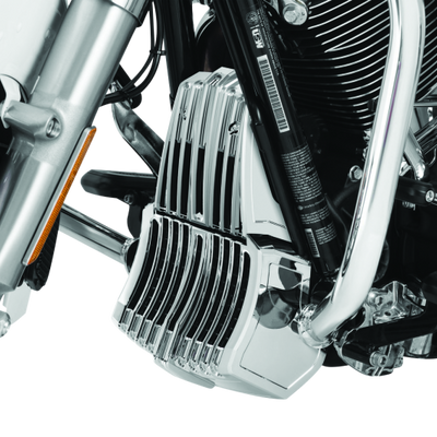 Kuryakyn Oil Cooler Cover Milwaukee-8 Chrome