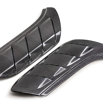 Ford Racing 22-24 Bronco Raptor 2x2 Twill Carbon Fiber Fender Vent Set- Gloss