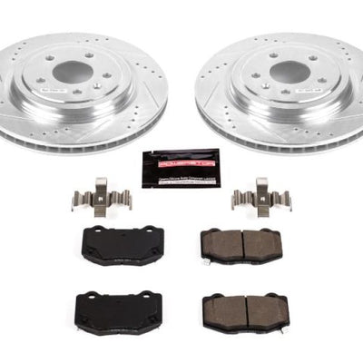 Power Stop 14-19 Chevrolet Corvette Rear Z23 Evolution Sport Brake Kit