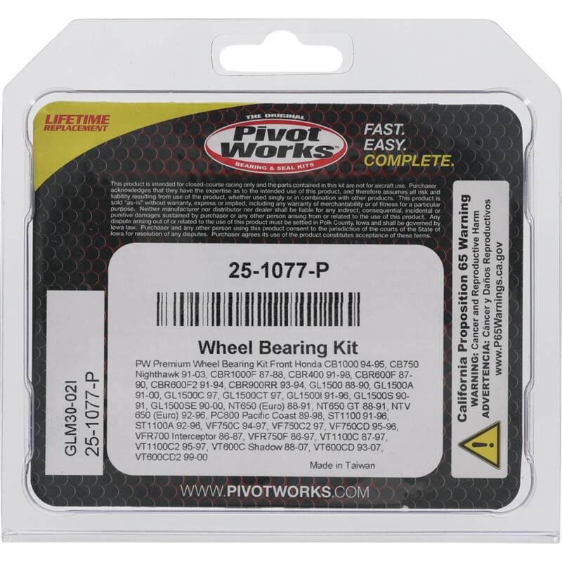 Pivot Works Premium Wheel Bearing