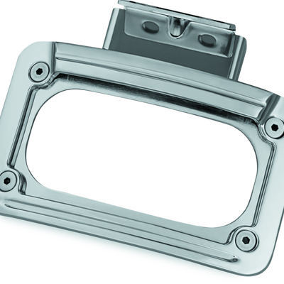 Kuryakyn L.E.D. Curved License Plate Frame Indian Chrome