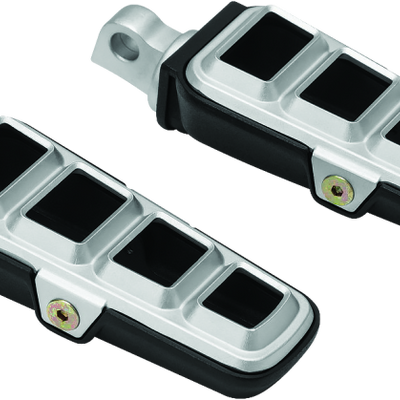 Kuryakyn Dillinger Pegs With Male Mount Adapter Silver