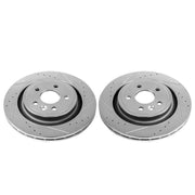 Power Stop 11-18 Volvo S60 Rear Evolution Drilled & Slotted Rotors - Pair