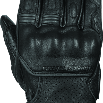 Speed and Strength Twist of Fate Leather Gloves Black - XL