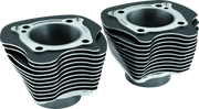 Twin Power 17-Up M8 Black 4.25 Inch Big Bore Cylinders Pair