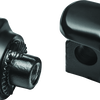 Kuryakyn Non-Pivot Splined Peg Adapter Harley-Davidson Models Black