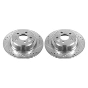 Power Stop 07-11 Volvo S80 Rear Evolution Drilled & Slotted Rotors - Pair