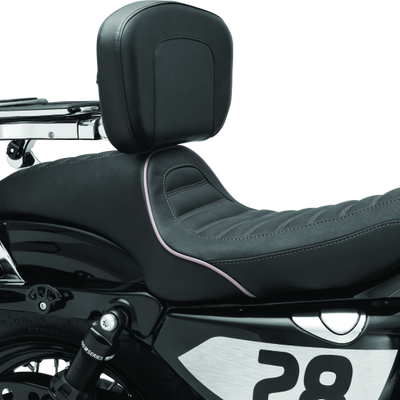 Kuryakyn Fixed Mounts Multi-Purpose Driver & Passenger Backrest 04-22 XL Models Chrome