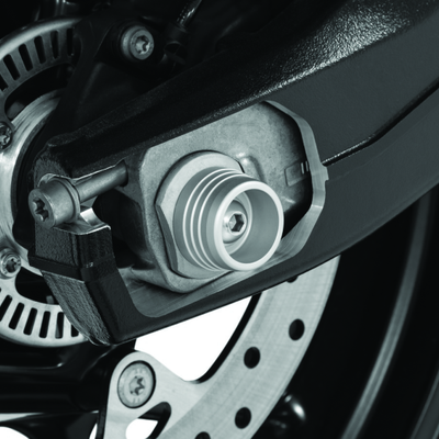 Kuryakyn Lodestar Rear Axle Slider Silver