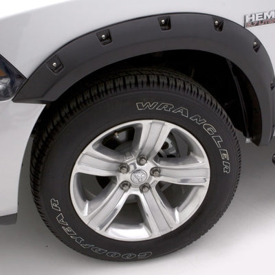 Lund 02-08 Dodge Ram 1500 RX-Rivet Style Smooth Elite Series Fender Flares - Black (4 Pc.)