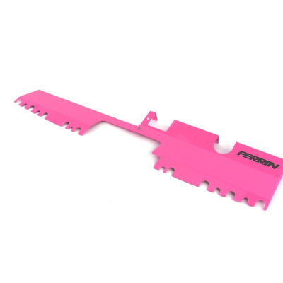 PERRIN 15-21 Subaru WRX/STI Radiator Shroud (With OEM Intake Scoop) - Hyper Pink