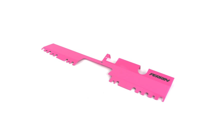 PERRIN 15-21 Subaru WRX/STI Radiator Shroud (With OEM Intake Scoop) - Hyper Pink