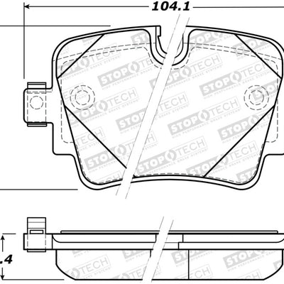 StopTech Street Brake Pads - Front