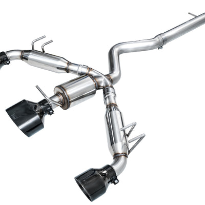 AWE Tuning 2023+ Toyota GR Corolla Track Edition Exhaust - Diamond Black Tips