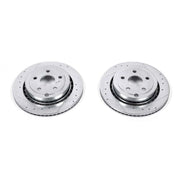 Power Stop 11-17 Chevrolet Caprice Rear Evolution Drilled & Slotted Rotors - Pair