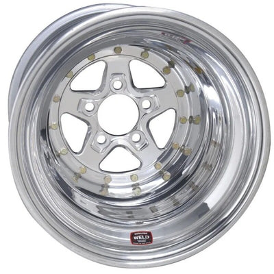 Weld Alumastar 2.0 15x10 / 5x4.75 BP / 5in. BS Polished Wheel - Non-Beadlock