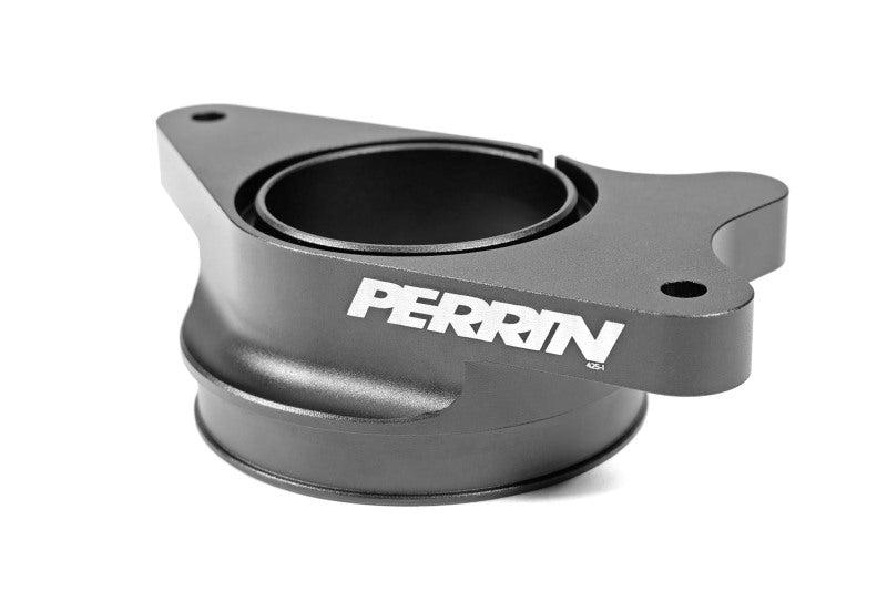 PERRIN 22-24 Subaru WRX / 20-25 LGT & OBXT Turbo Inlet Hose w/Turbo Adapter Flange (Long) - Black