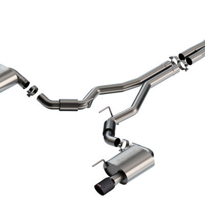 Borla 2024 Ford Mustang GT 5.0L V8 w/o Active Exhaust S-Type Cat-Back Exhaust System - Carbon Fiber