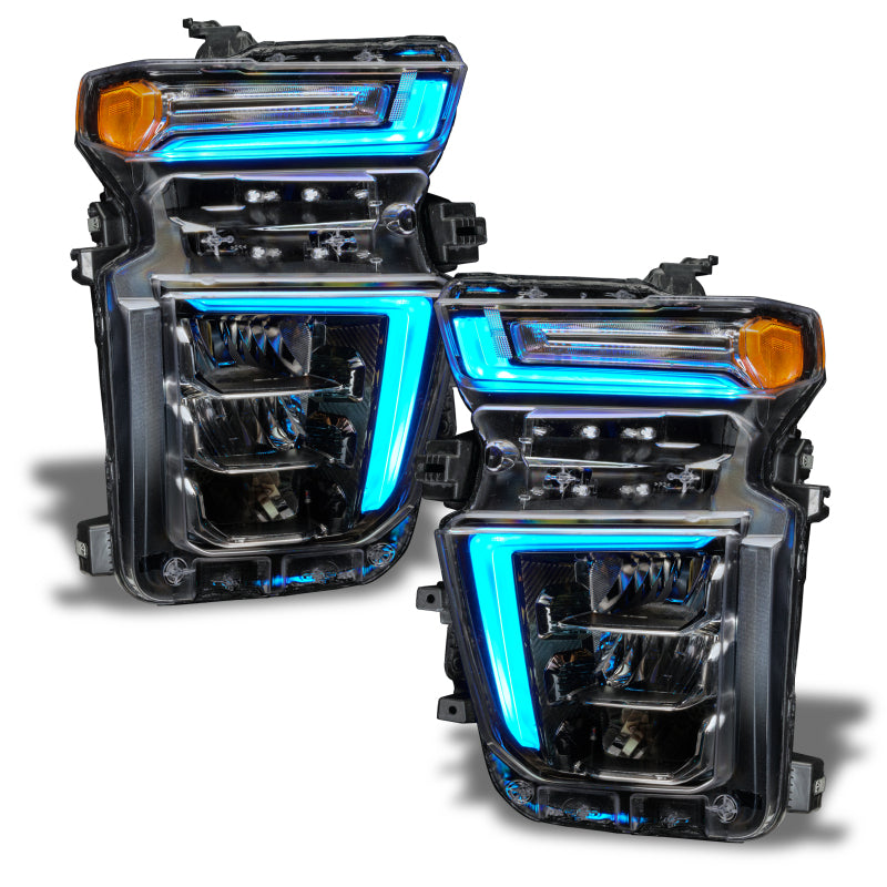 Oracle 20-21 Chevy Silverado HD 2500 RGB+W Headlight DRL Kit - ColorSHIFT w/o Controller