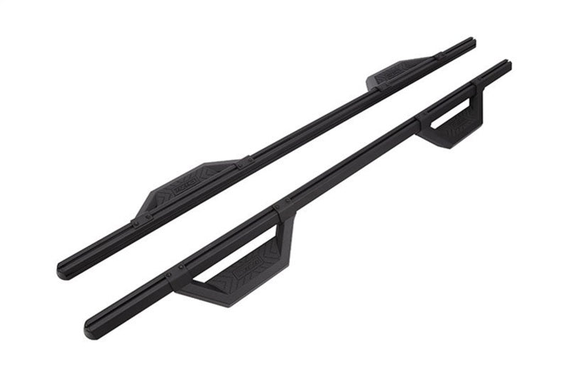 Dee Zee 99-23 Chevrolet/GMC/Dodge/Ford Full Size Truck Hex Cast - Crew Cab Side Steps (Txt Blk)