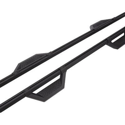 Deezee 99-23 Chevrolet/GMC/Dodge/Ford Full Size Truck Hex Cast - Crew Cab Side Steps (Txt Blk)