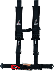 DragonFire Racing Harness- H-Style- 4-Point- 2in Youth- Black